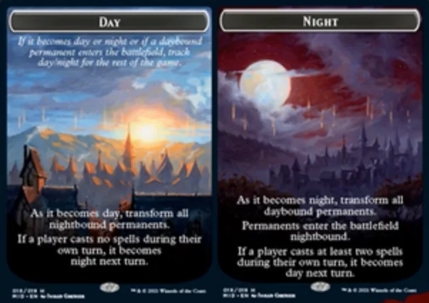 (image for) Day // Night Double-sided Token