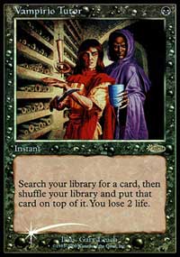 (image for) Vampiric Tutor (2000) (Judge Promo)