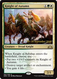 (image for) Knight of Autumn - Prerelease Promo