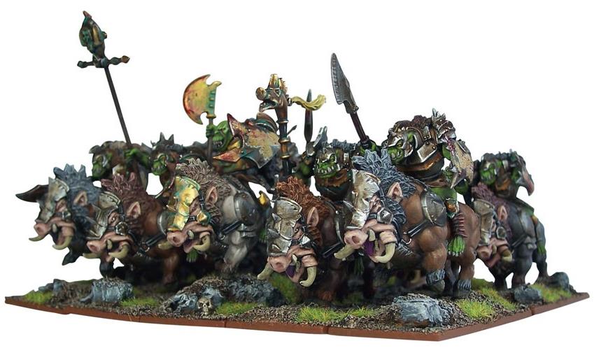 (image for) Kings of War Orcs Gore Riders Regiment