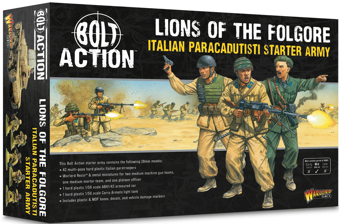 (image for) Lions of the Folgore - Italian Paracadutisti starter army