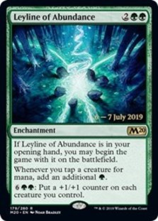 (image for) Leyline of Abundance - Core Set 2020 Prerelease Promo