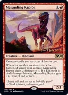 (image for) Marauding Raptor - Core Set 2020 Prerelease Promo