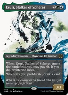 (image for) Ezuri, Stalker of Spheres (Showcase) (Foil)
