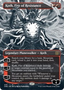 (image for) Koth, Fire of Resistance (Borderless) (Foil)
