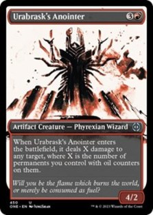(image for) Urabrask's Anointer (Showcase) (Step-and-Compleat Foil) (Foil)
