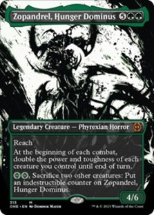 (image for) Zopandrel, Hunger Dominus (Borderless) (Foil)