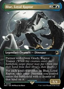 (image for) Blue, Loyal Raptor (Borderless)