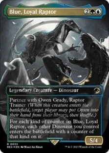 (image for) Blue, Loyal Raptor (Borderless)
