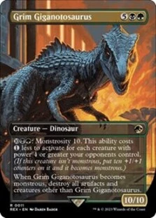 (image for) Grim Giganotosaurus (Borderless)