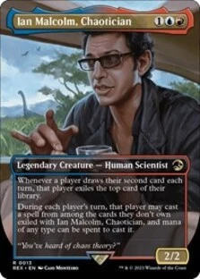 (image for) Ian Malcolm, Chaotician (Borderless)