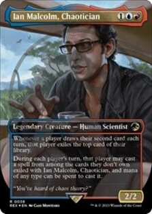 (image for) Ian Malcolm, Chaotician (Borderless)