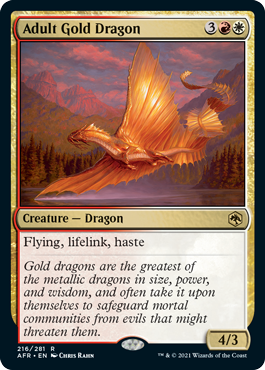 (image for) Adult Gold Dragon