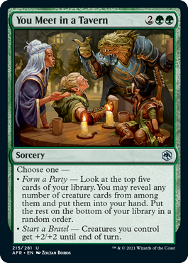 (image for) You Meet in a Tavern