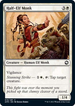 (image for) Half-Elf Monk (Foil)