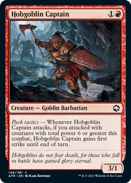 (image for) Hobgoblin Captain (Foil)
