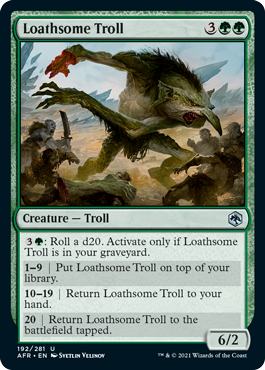 (image for) Loathsome Troll (Foil)