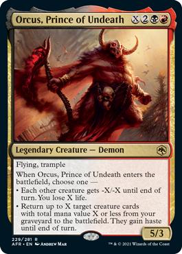 (image for) Orcus, Prince of Undeath (Foil)