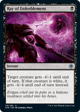 (image for) Ray of Enfeeblement (Foil)