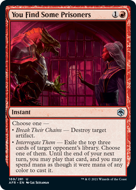 (image for) You Find Some Prisoners (Foil)