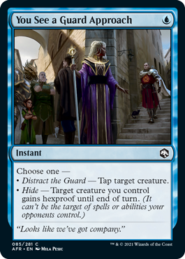 (image for) You See a Guard Approach (Foil)