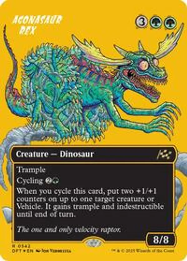 Agonasaur Rex (Borderless) (First-Place Foil) (Foil)