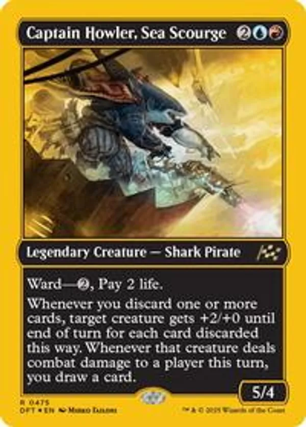 Captain Howler, Sea Scourge (First-Place Foil) (Foil)