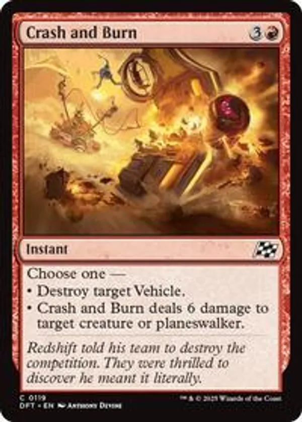 Crash and Burn (Foil)