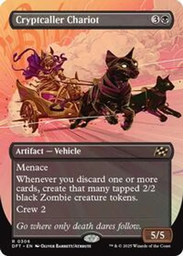 Cryptcaller Chariot (Borderless) (Foil)