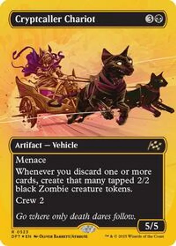 Cryptcaller Chariot (Borderless) (First-Place Foil) (Foil)