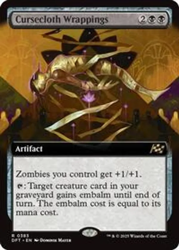 Cursecloth Wrappings (Extended Art) (Foil)