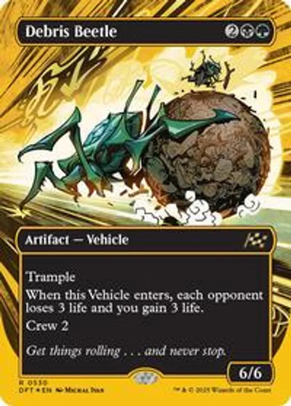 Debris Beetle (Borderless) (First-Place Foil) (Foil)