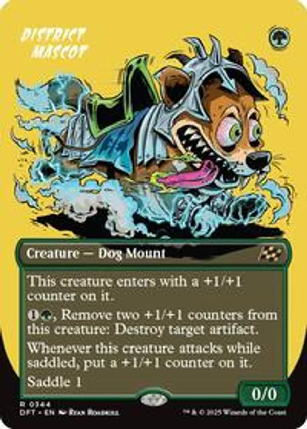 District Mascot (Borderless) (Foil)