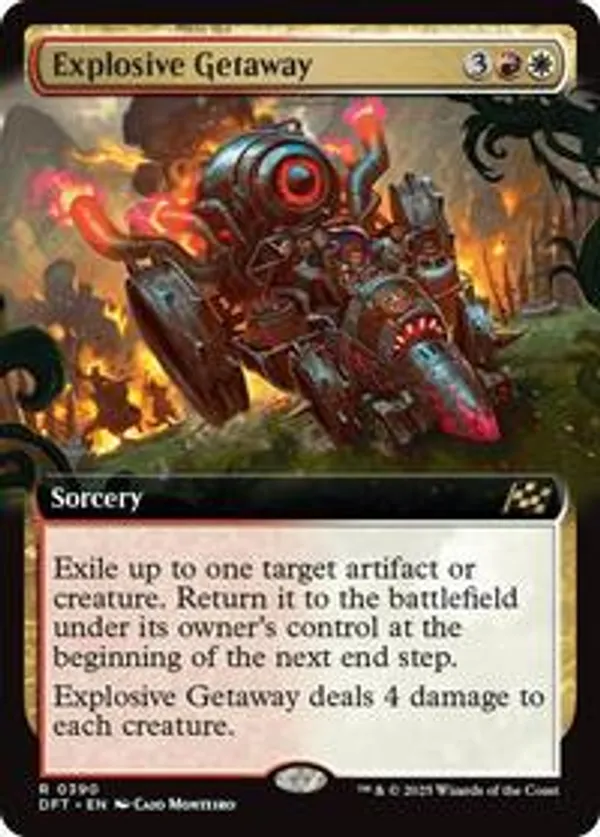 Explosive Getaway (Extended Art) (Foil)