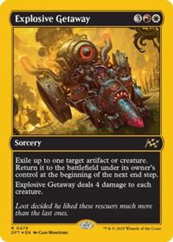 Explosive Getaway (First-Place Foil) (Foil)