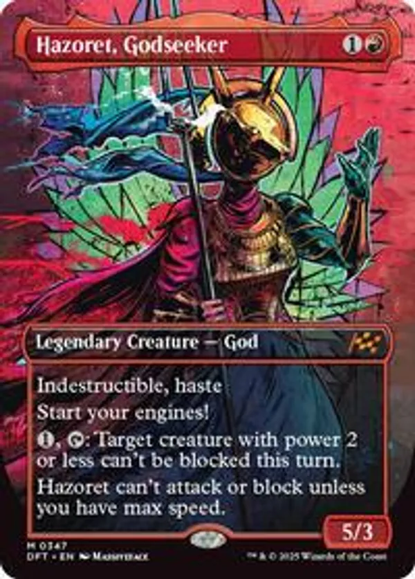 Hazoret, Godseeker (Borderless) (Foil)