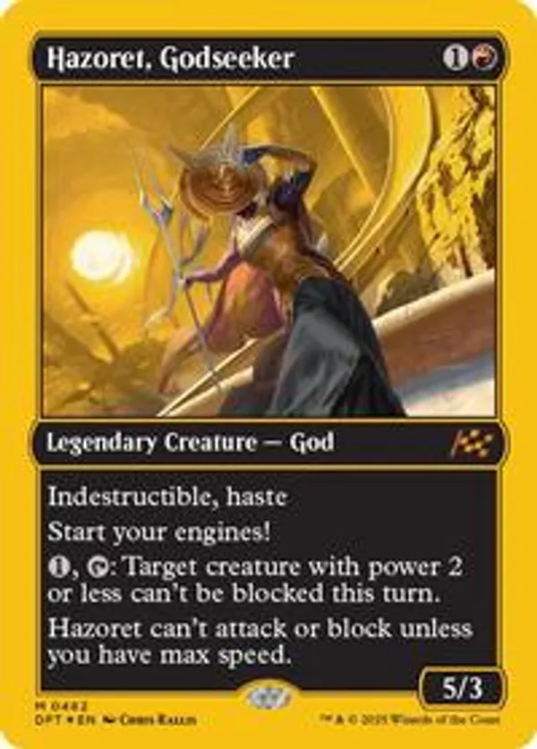 Hazoret, Godseeker (First-Place Foil) (Foil)