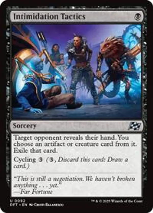 Intimidation Tactics (Foil)