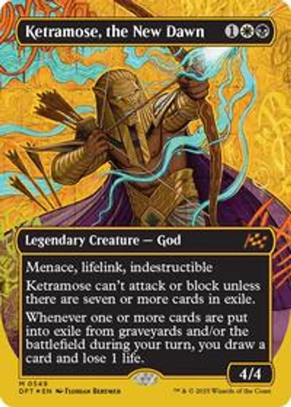 Ketramose, the New Dawn (Borderless) (First-Place Foil) (Foil)