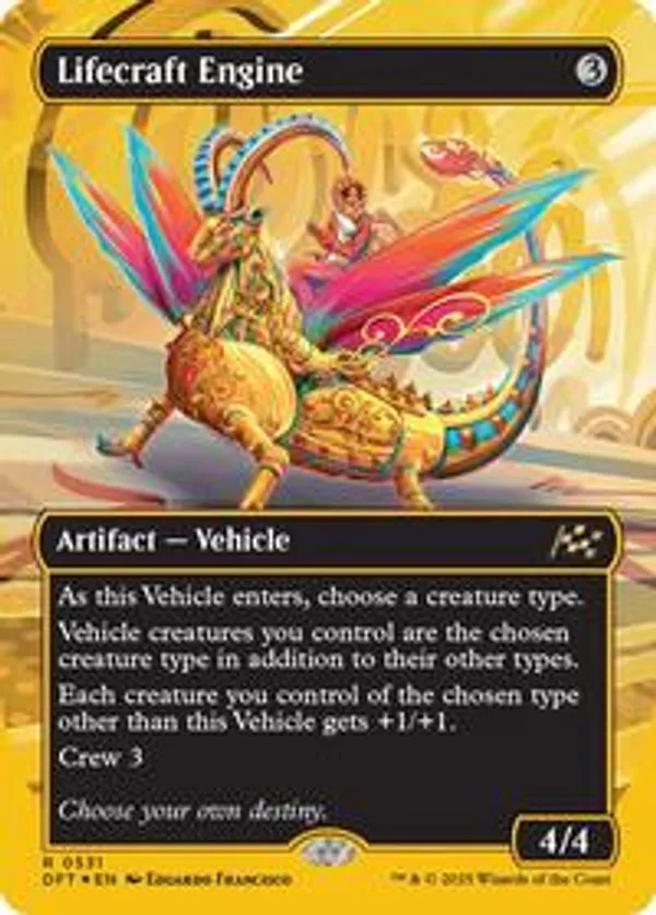 Lifecraft Engine (Borderless) (First-Place Foil) (Foil)