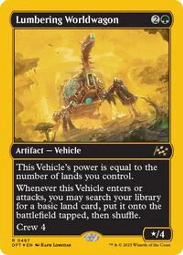 Lumbering Worldwagon (First-Place Foil) (Foil)