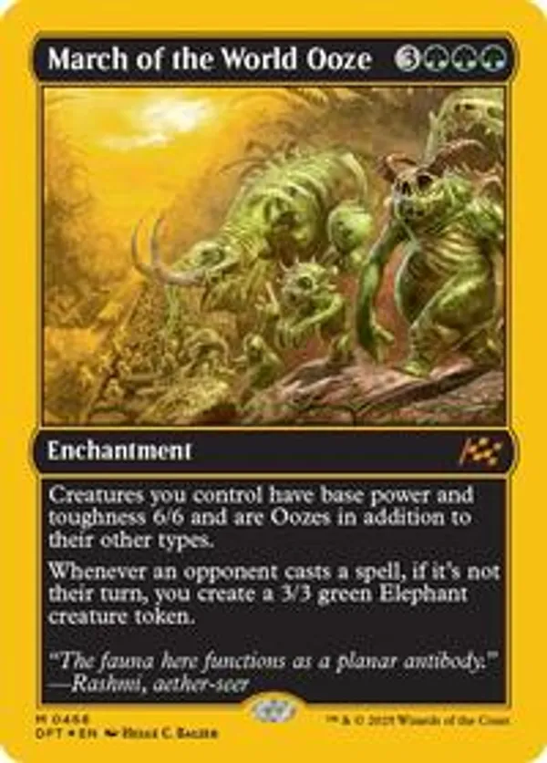 March of the World Ooze (First-Place Foil) (Foil)