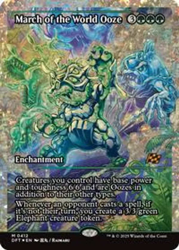 March of the World Ooze (Showcase) (Fracture Foil) (Foil)