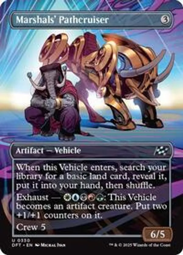 Marshals' Pathcruiser (Borderless) (Foil)