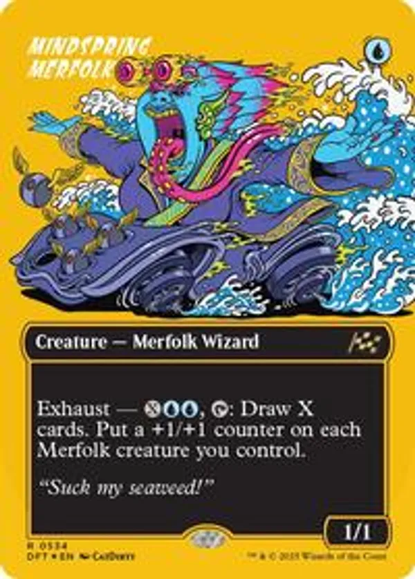 Mindspring Merfolk (Borderless) (First-Place Foil) (Foil)