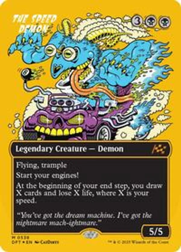 The Speed Demon (Borderless) (First-Place Foil) (Foil)