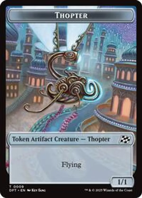 Thopter (0009) // Treasure Double-Sided Token