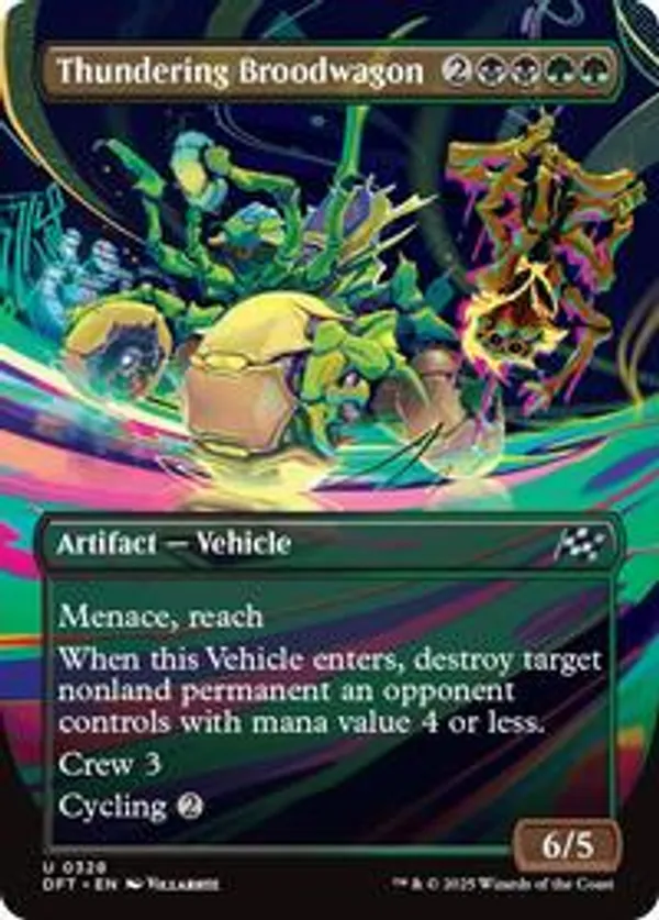 Thundering Broodwagon (Borderless) (Foil)