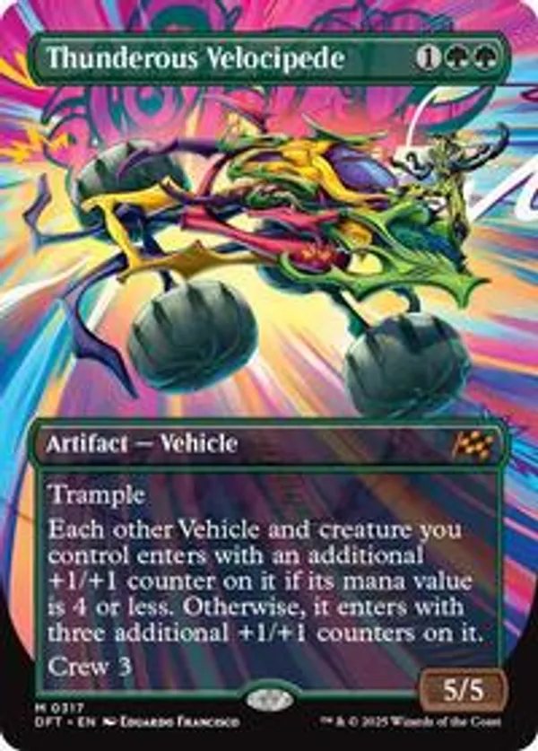 Thunderous Velocipede (Borderless) (Foil)