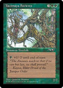 (image for) Yavimaya Ancients (No Horse)